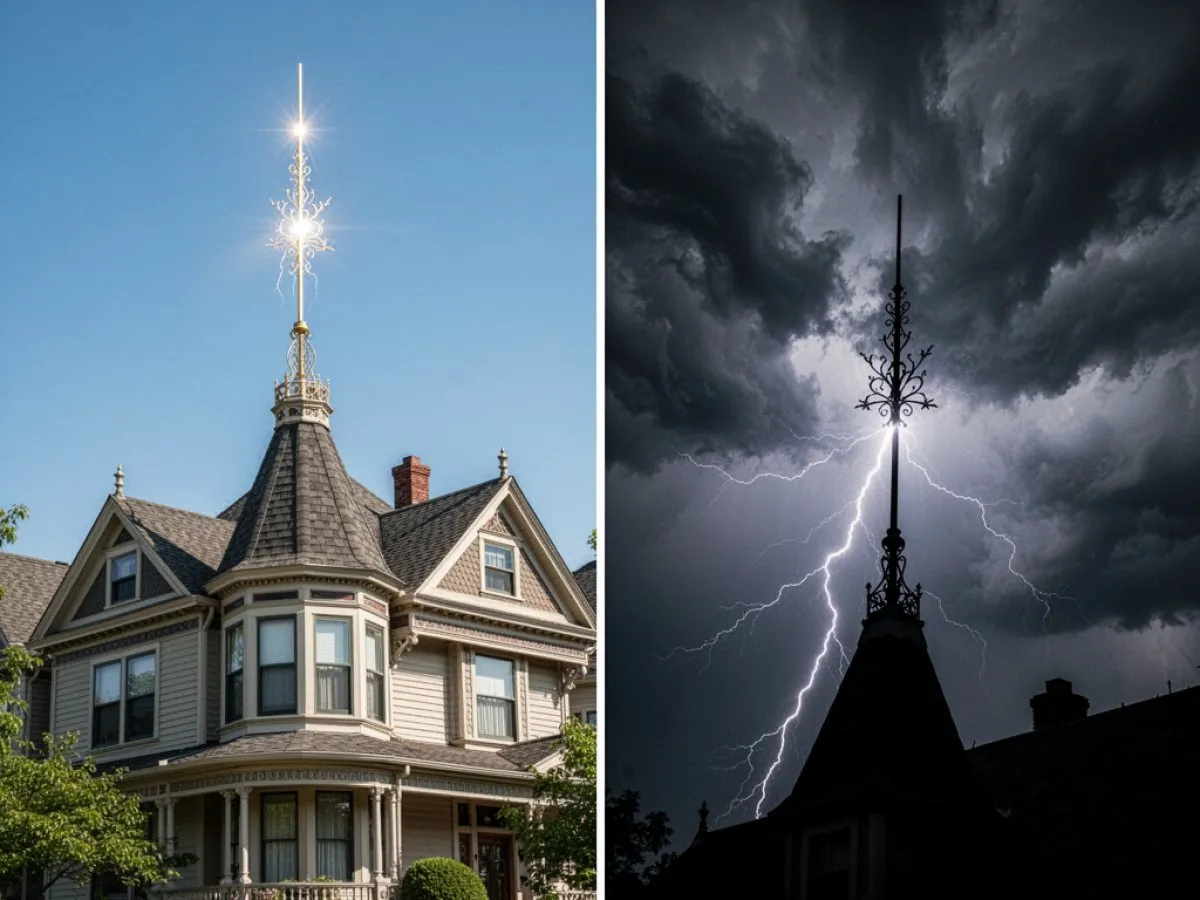 Interprétation détaillée des rêves : Différents scénarios avec Paratonnerre dans le rêve