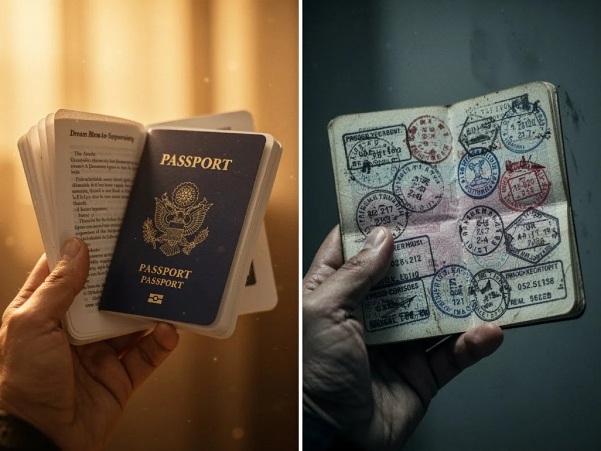 Interprétation détaillée des rêves : Différents scénarios avec Passeport dans le rêve