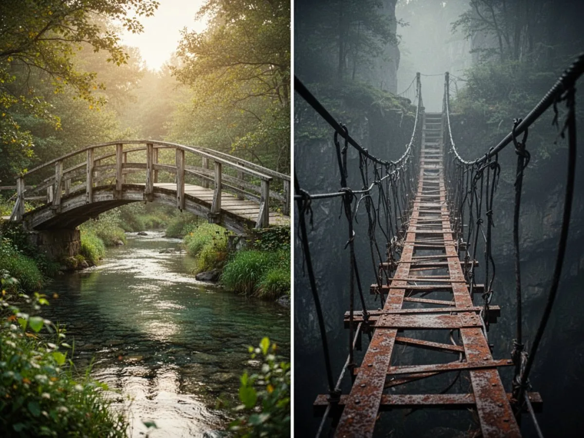 Interprétation détaillée des rêves : Différents scénarios avec Passerelle dans le rêve