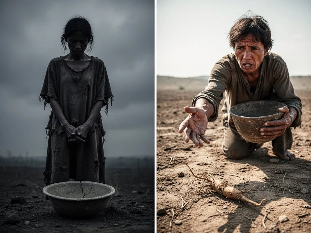 Interprétation détaillée des rêves : Différents scénarios avec Pauvreté dans le rêve