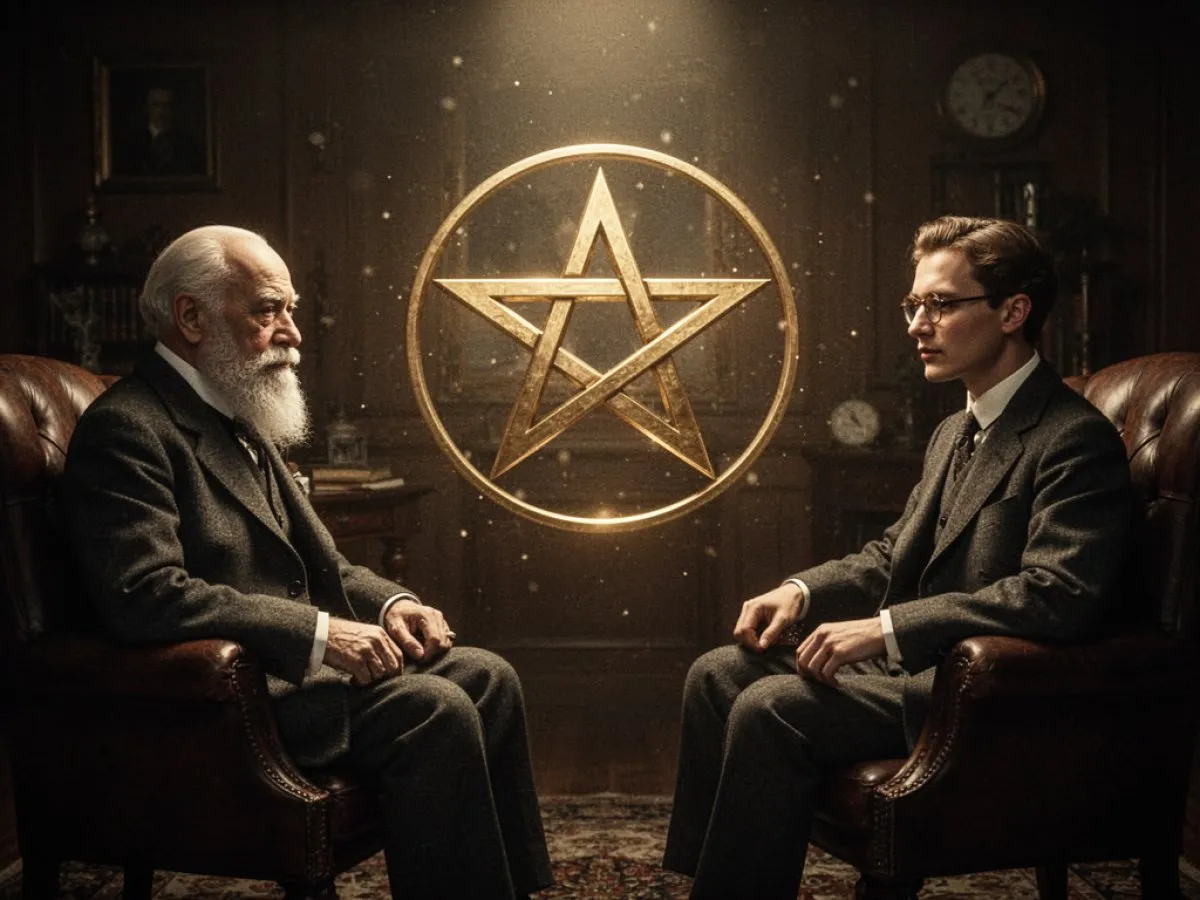 Interprétation psychologique des rêves : Pentacle selon Sigmund Freud et Carl Jung