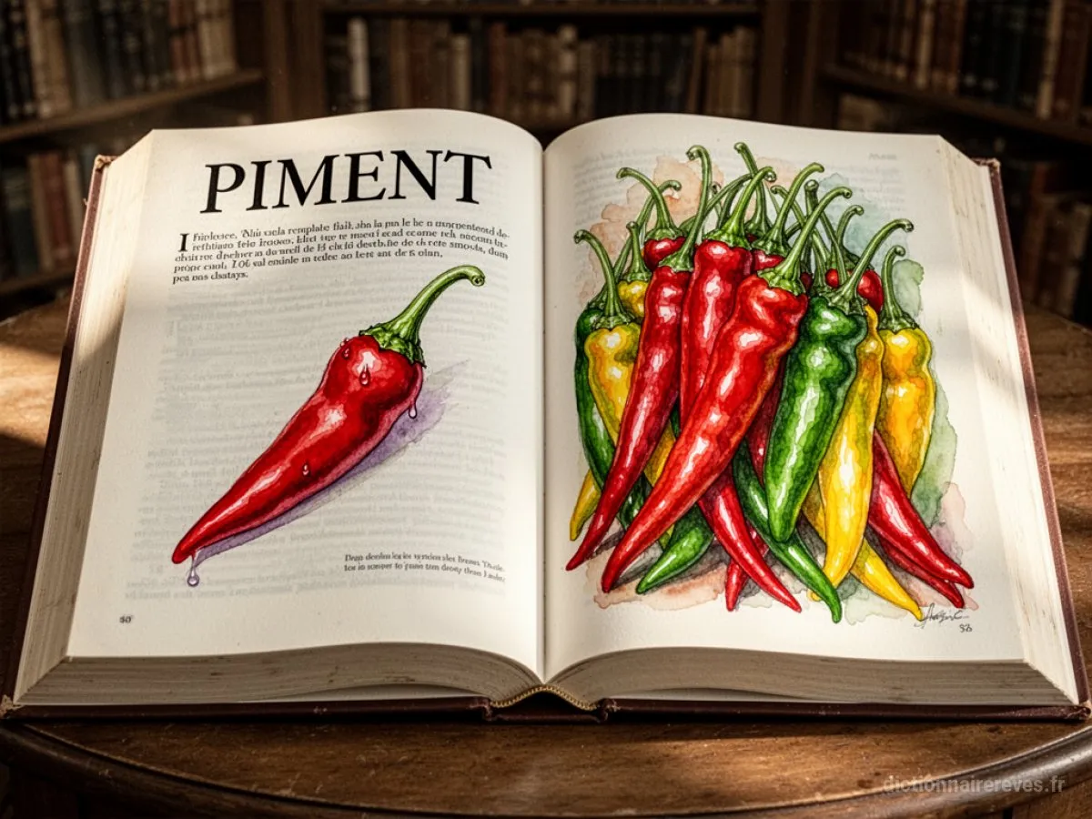 Signification générale : le symbole du rêve Piment - Archétypes et symbolisme
