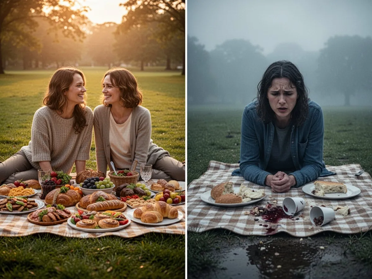 Interprétation détaillée des rêves : Différents scénarios avec Pique-Nique dans le rêve