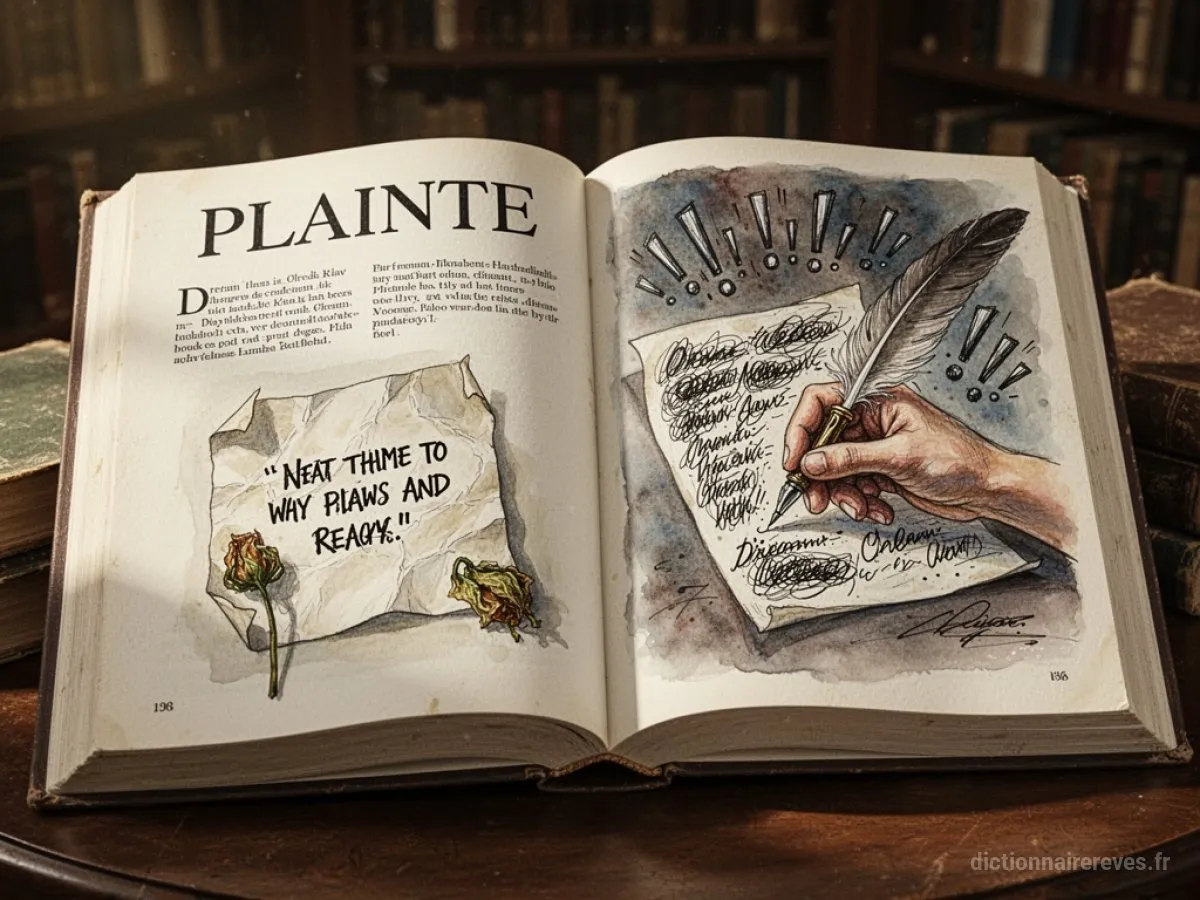 Signification générale : le symbole du rêve Plainte - Archétypes et symbolisme