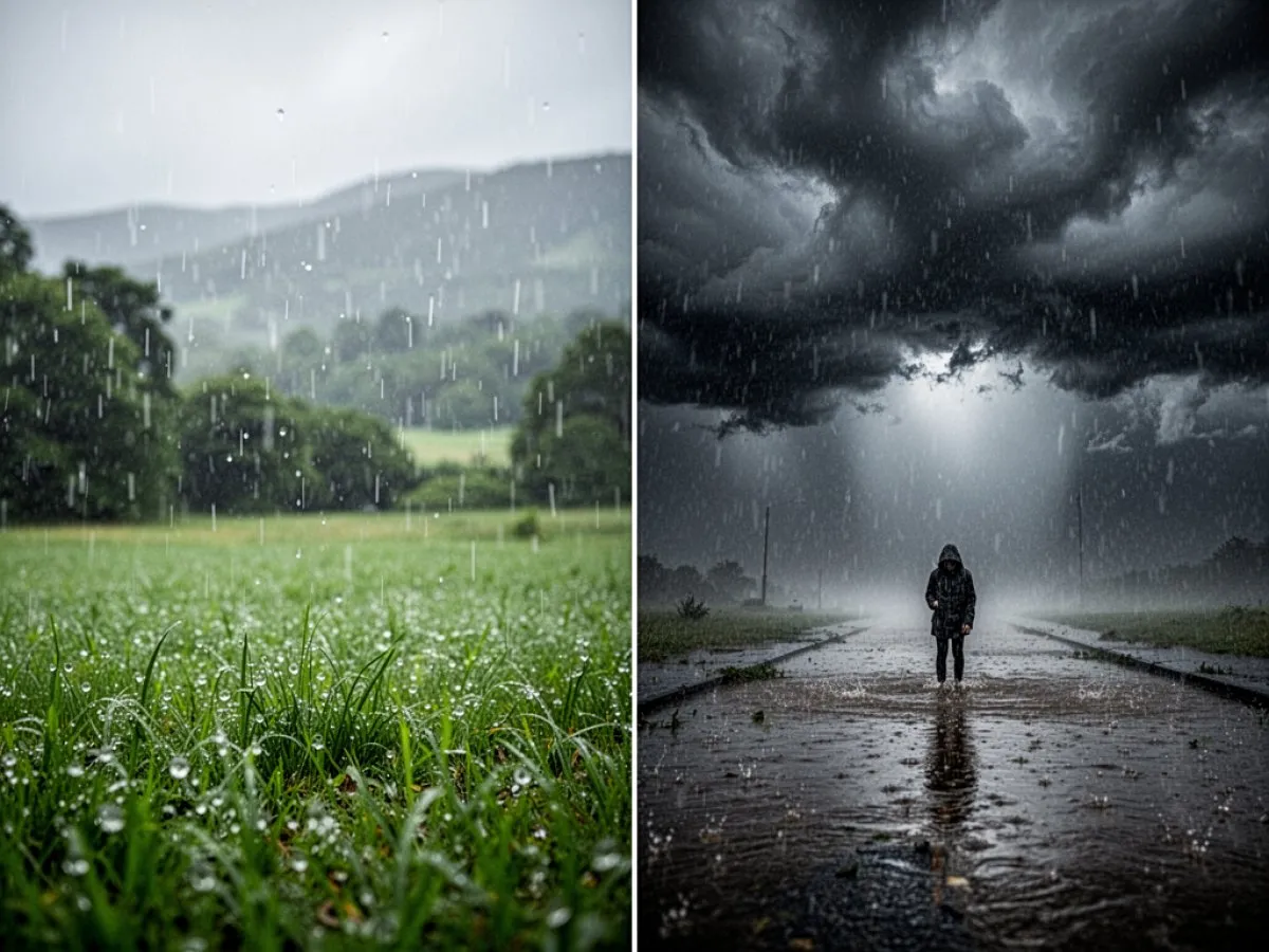 Interprétation détaillée des rêves : Différents scénarios avec Pluie dans le rêve