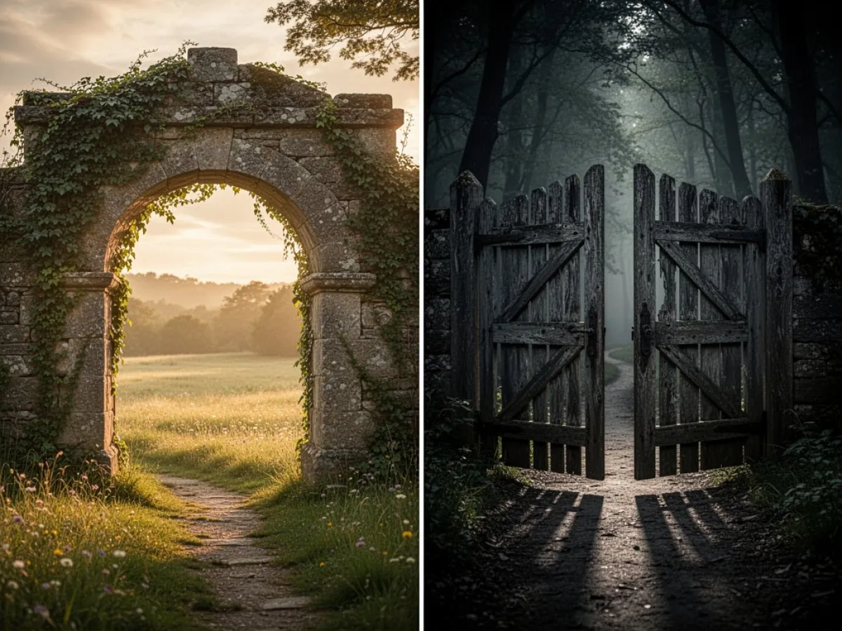 Interprétation détaillée des rêves : Différents scénarios avec Portail dans le rêve