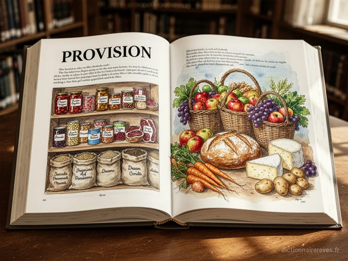Signification générale : le symbole du rêve Provision - Archétypes et symbolisme