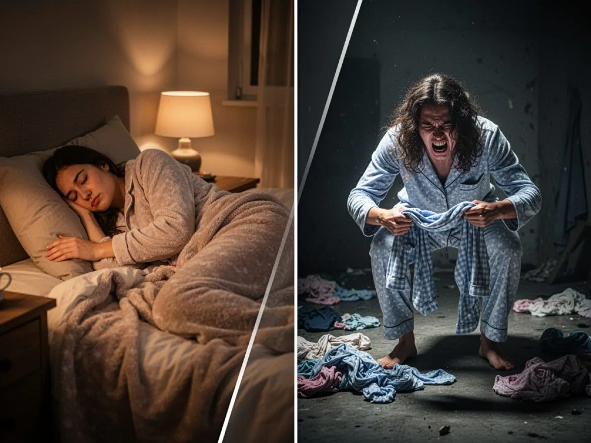 Interprétation détaillée des rêves : Différents scénarios avec Pyjama dans le rêve