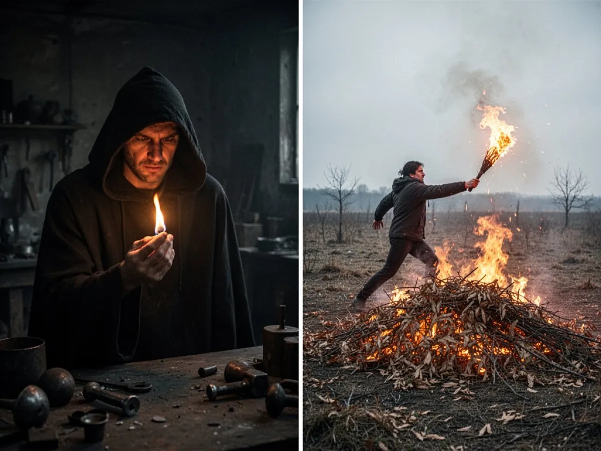 Interprétation détaillée des rêves : Différents scénarios avec Pyromane dans le rêve