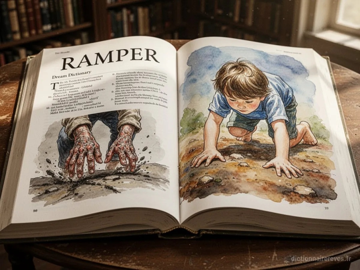 Signification générale : le symbole du rêve Ramper - Archétypes et symbolisme