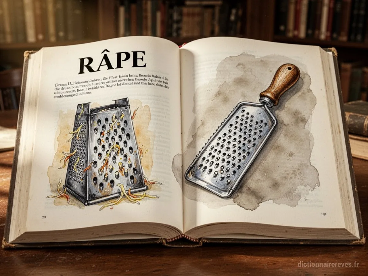 Signification générale : le symbole du rêve Râpe - Archétypes et symbolisme