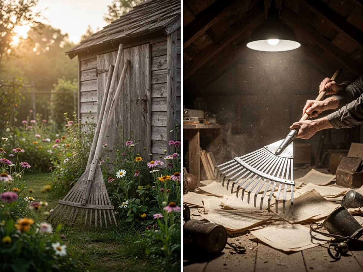 Interprétation détaillée des rêves : Différents scénarios avec Râteau dans le rêve