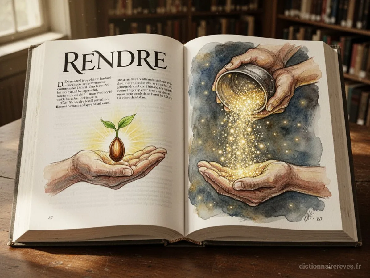 Signification générale : le symbole du rêve Rendre - Archétypes et symbolisme