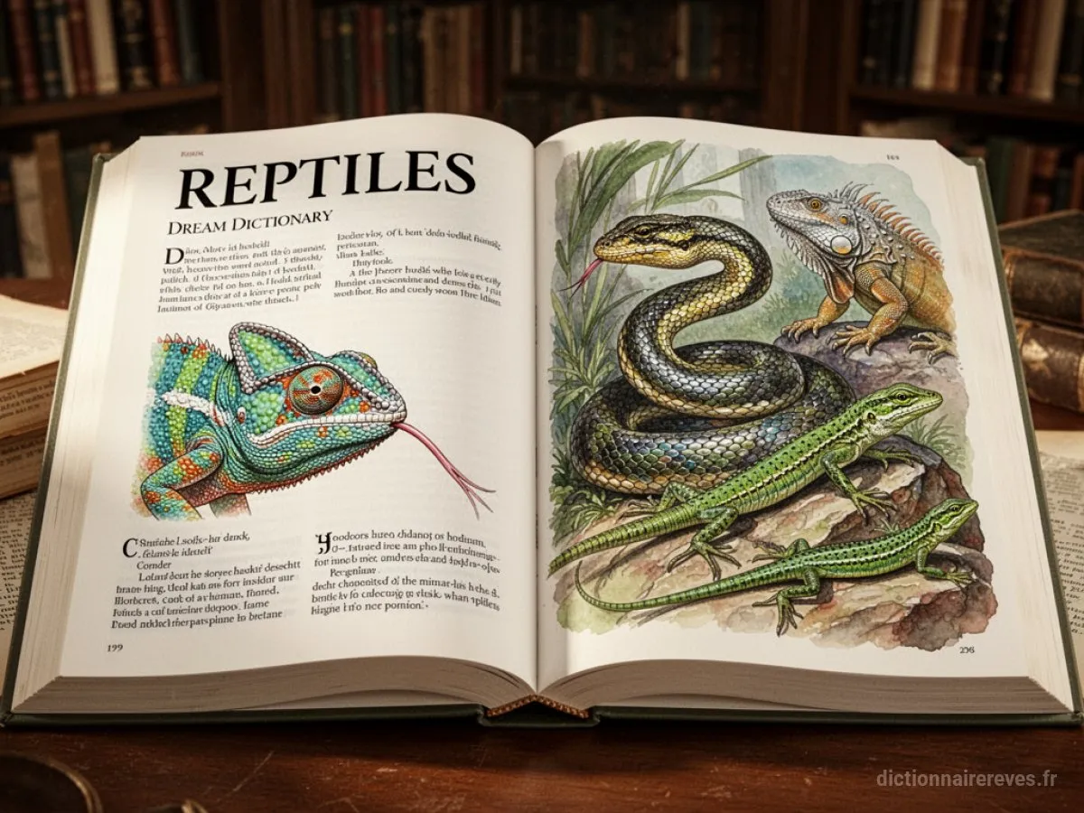 Signification générale : le symbole du rêve Reptiles - Archétypes et symbolisme