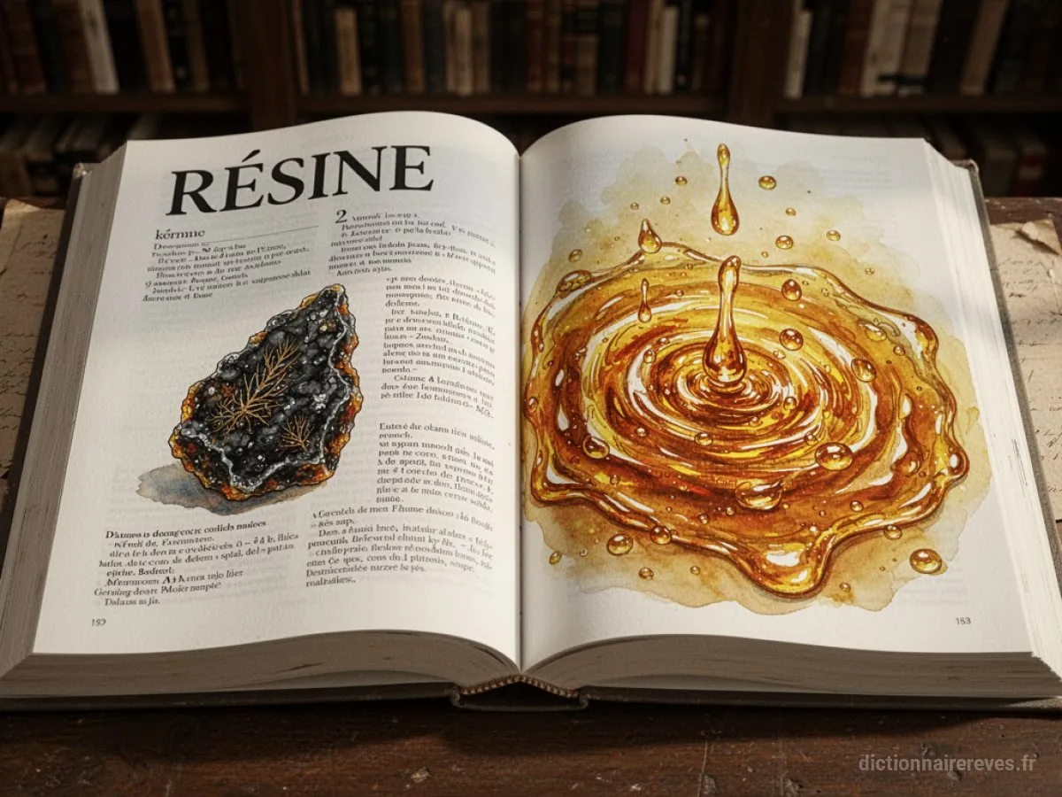 Signification générale : le symbole du rêve Résine - Archétypes et symbolisme