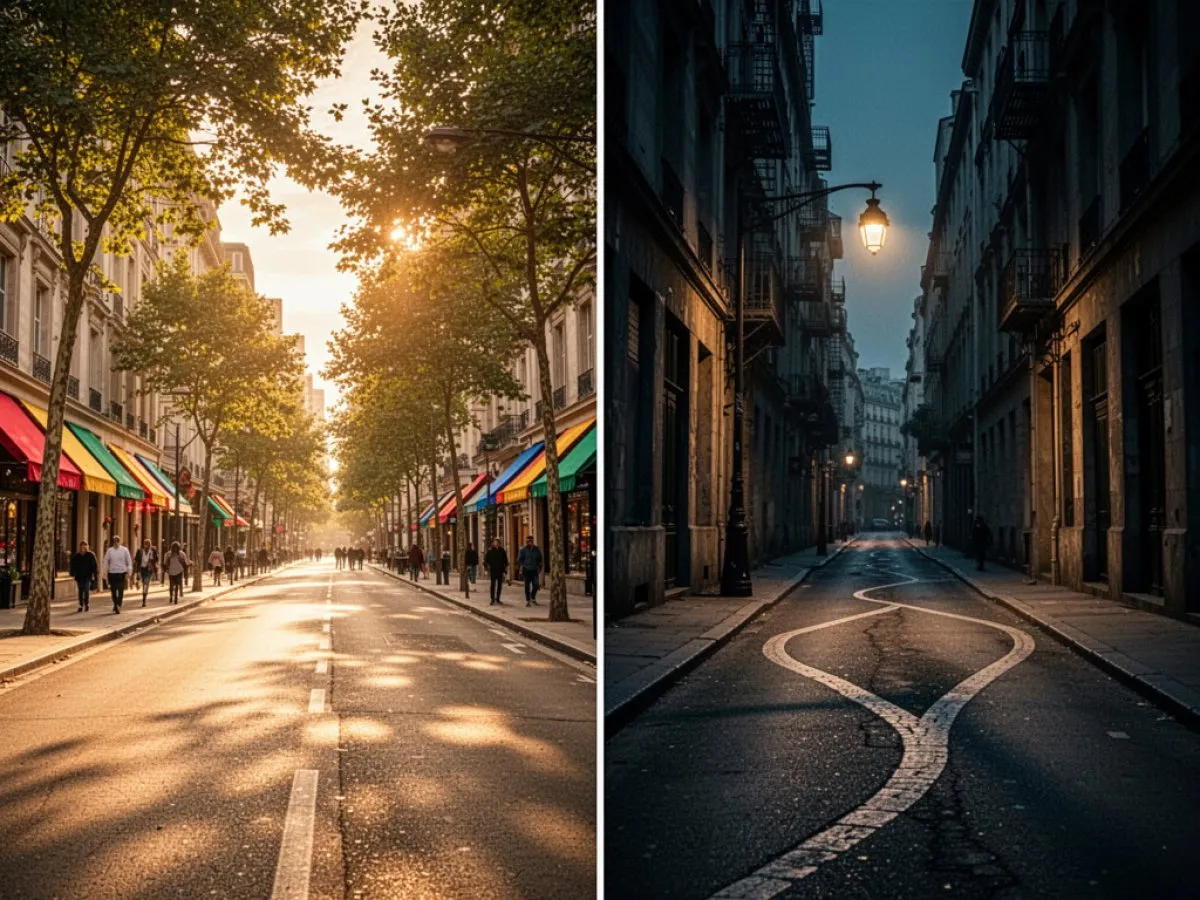 Interprétation détaillée des rêves : Différents scénarios avec Rues dans le rêve