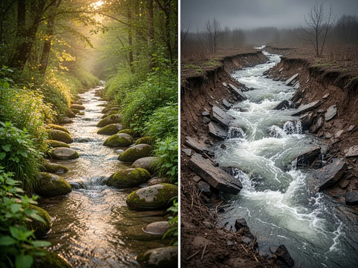 Interprétation détaillée des rêves : Différents scénarios avec Ruisseau dans le rêve