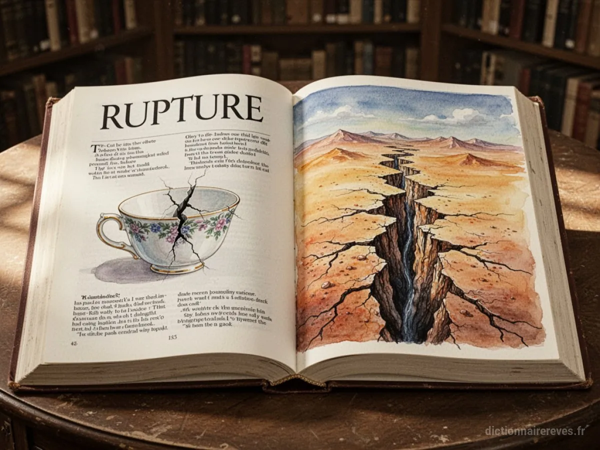 Signification générale : le symbole du rêve Rupture - Archétypes et symbolisme
