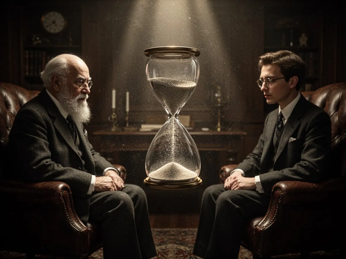 Interprétation psychologique des rêves : Sablier selon Sigmund Freud et Carl Jung