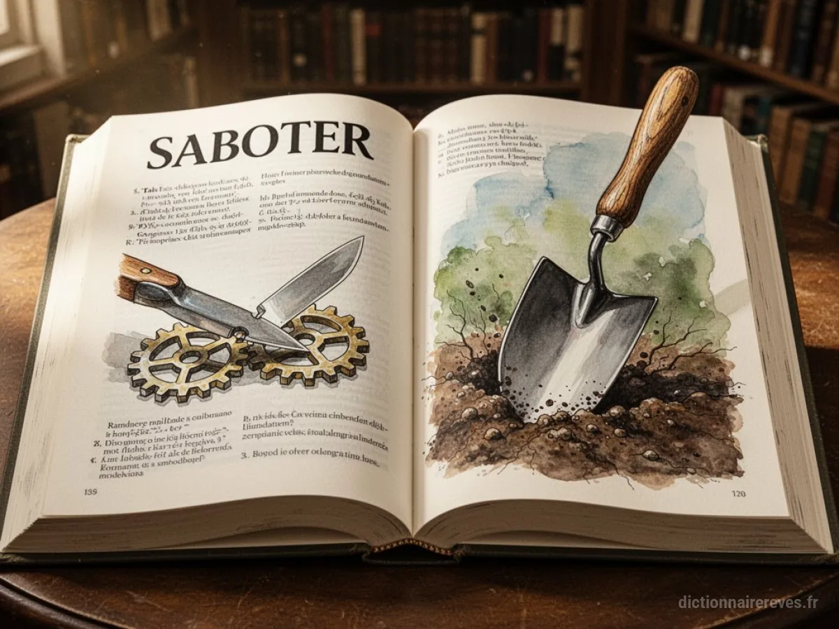 Signification générale : le symbole du rêve Saboter - Archétypes et symbolisme