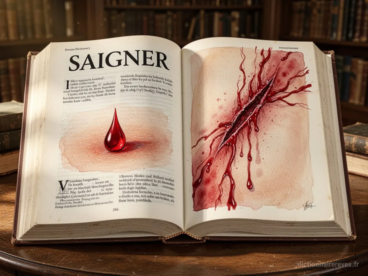 Signification générale : le symbole du rêve Saigner - Archétypes et symbolisme