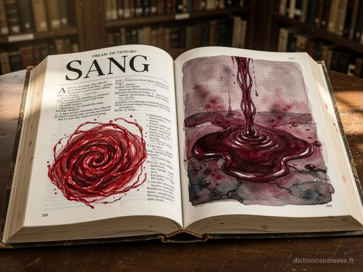 Signification générale : le symbole du rêve Sang - Archétypes et symbolisme
