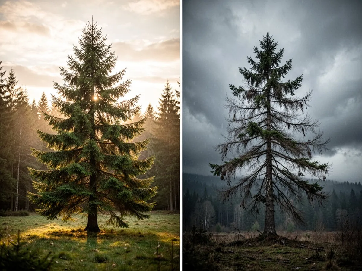 Interprétation détaillée des rêves : Différents scénarios avec Sapin dans le rêve