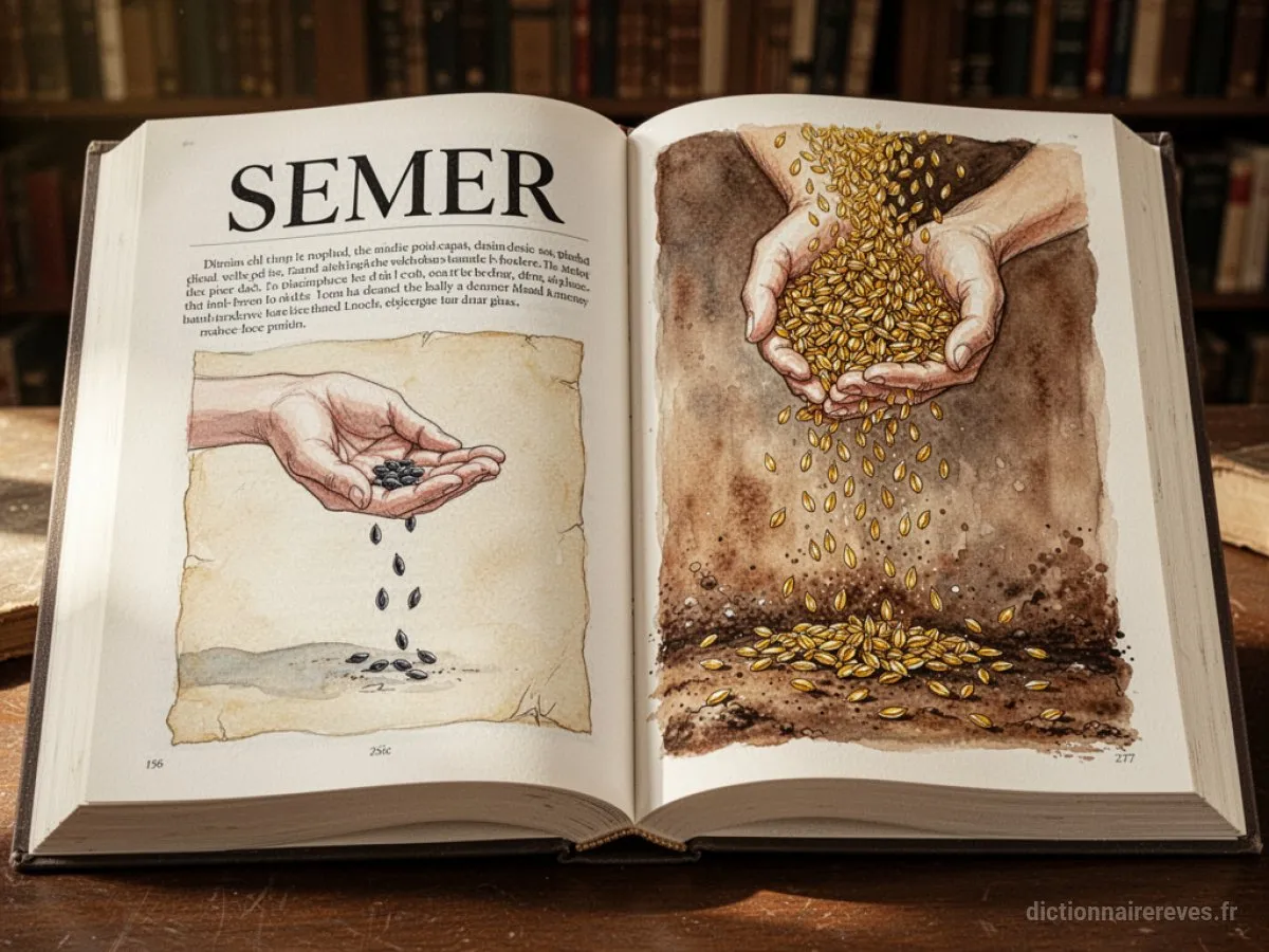 Signification générale : le symbole du rêve Semer - Archétypes et symbolisme