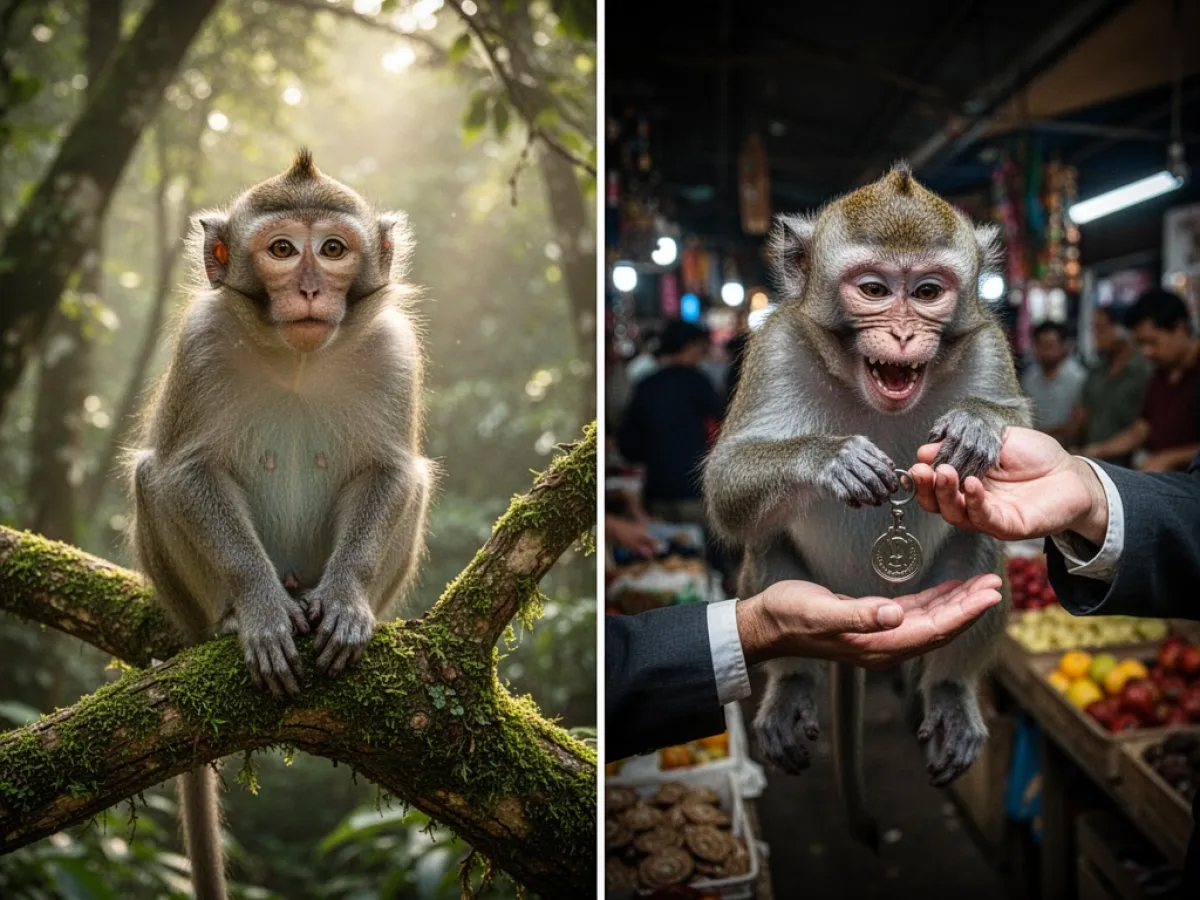 Interprétation détaillée des rêves : Différents scénarios avec Singe dans le rêve