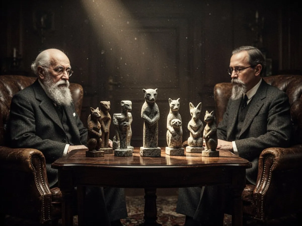 Interprétation psychologique des rêves : Statuettes selon Sigmund Freud et Carl Jung