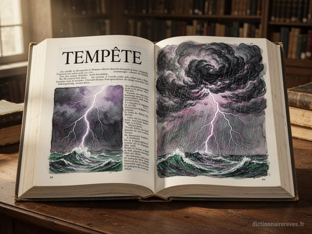 Signification générale : le symbole du rêve Tempête - Archétypes et symbolisme