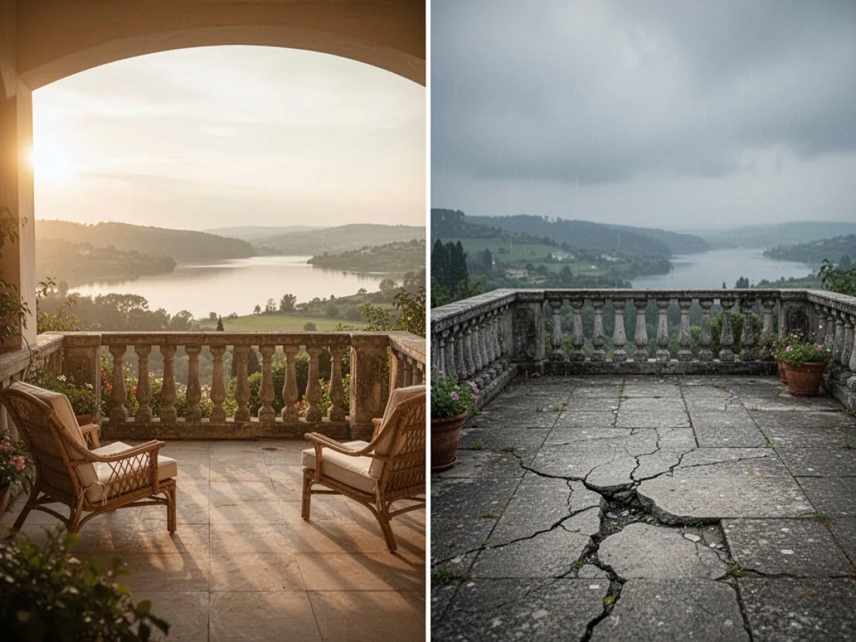 Interprétation détaillée des rêves : Différents scénarios avec Terrasse dans le rêve