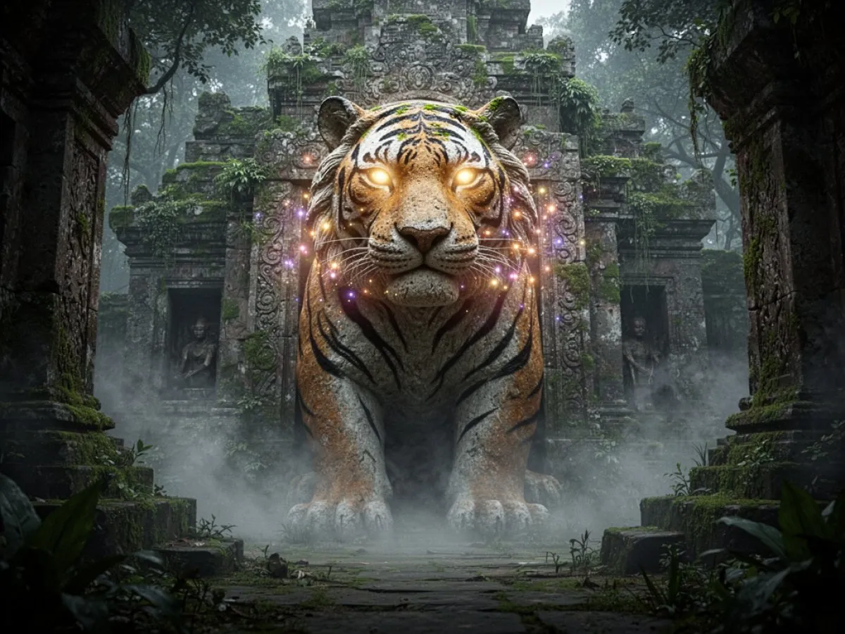 Signification spirituelle et symbolisme culturel : Tigre dans l'interprétation des rêves
