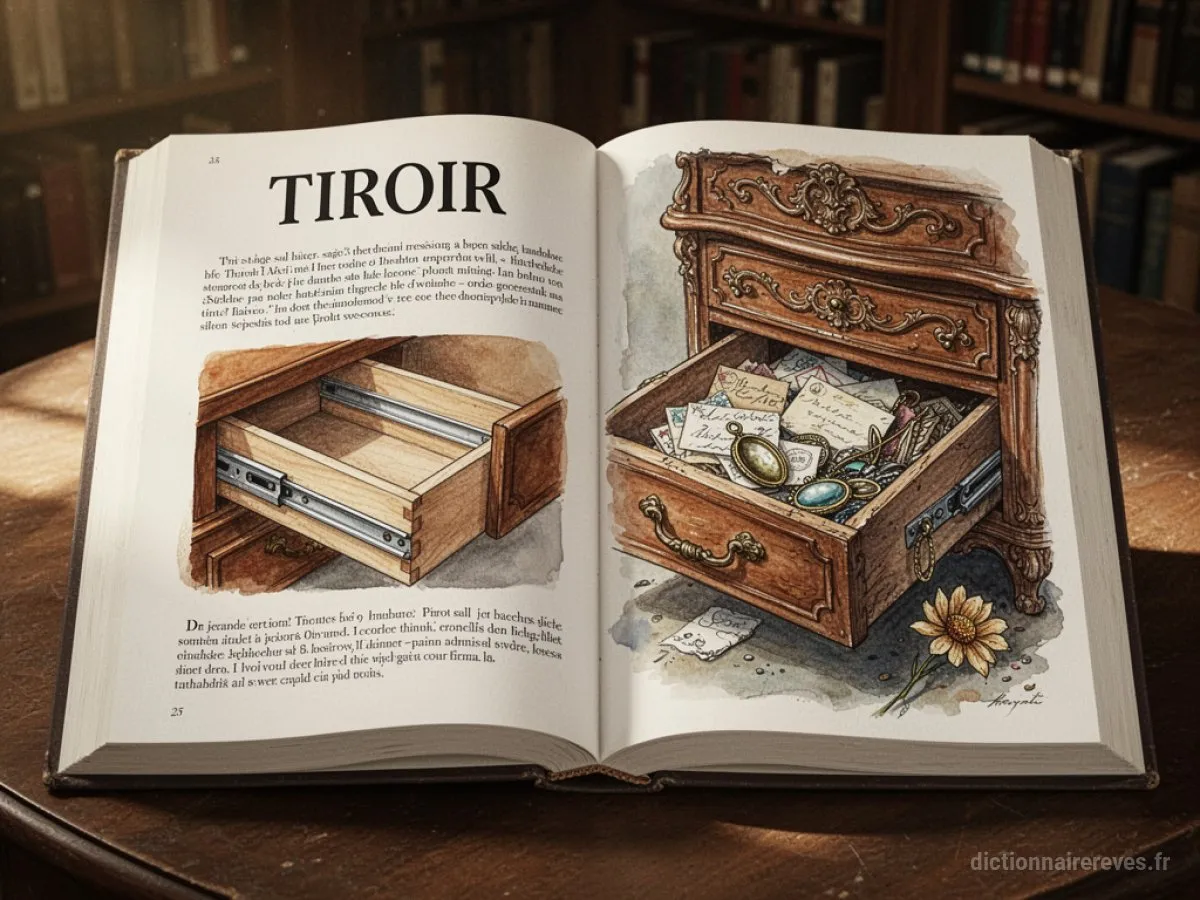 Signification générale : le symbole du rêve Tiroir - Archétypes et symbolisme