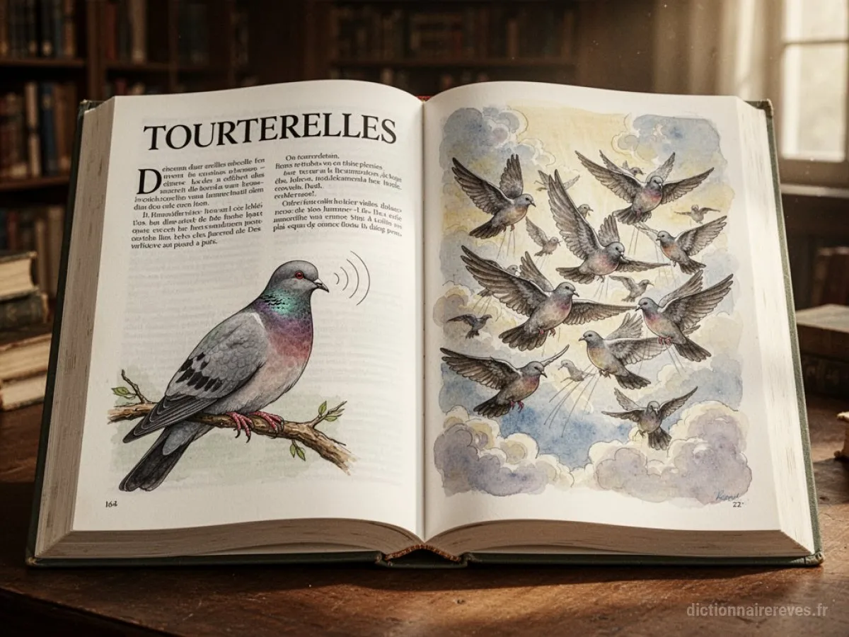 Signification générale : le symbole du rêve Tourterelles - Archétypes et symbolisme
