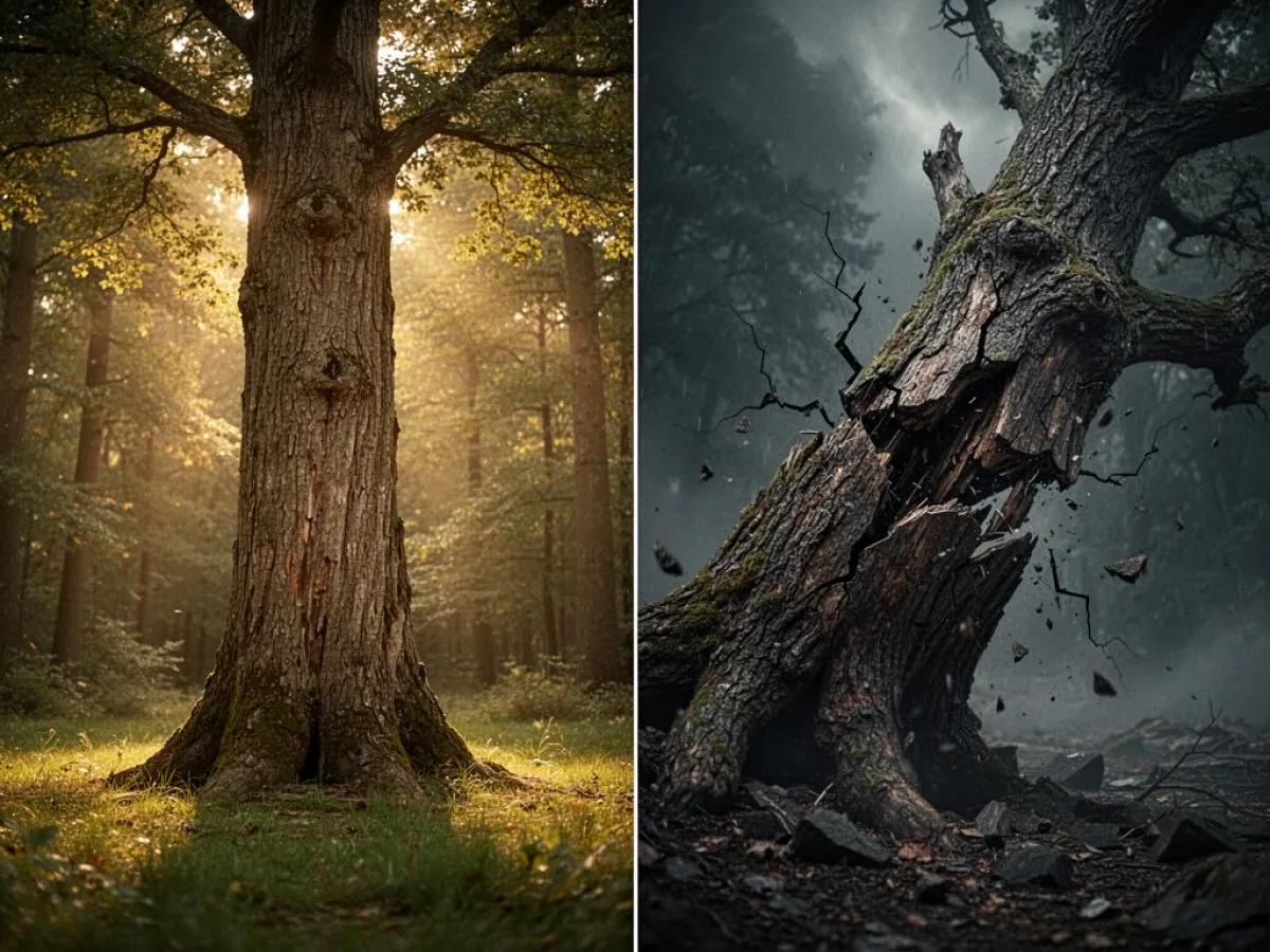 Interprétation détaillée des rêves : Différents scénarios avec Tronc dans le rêve