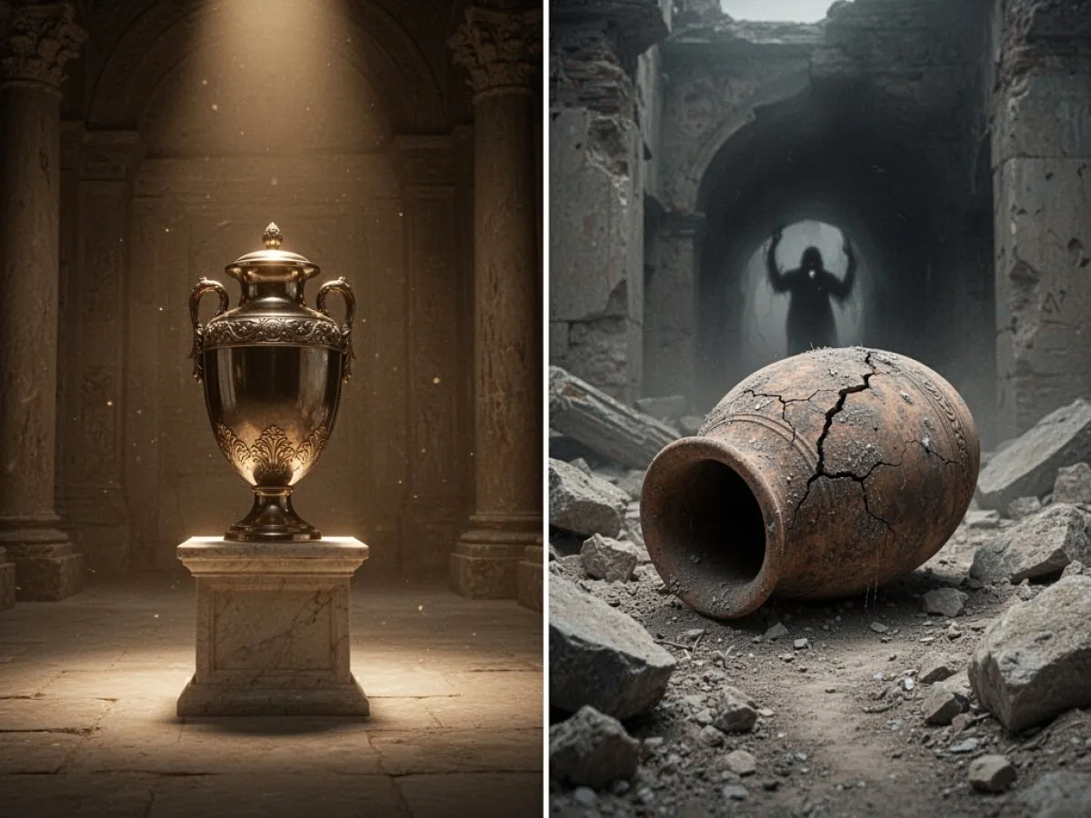 Interprétation détaillée des rêves : Différents scénarios avec Urne dans le rêve