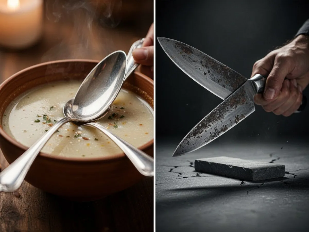 Interprétation détaillée des rêves : Différents scénarios avec Ustensile dans le rêve