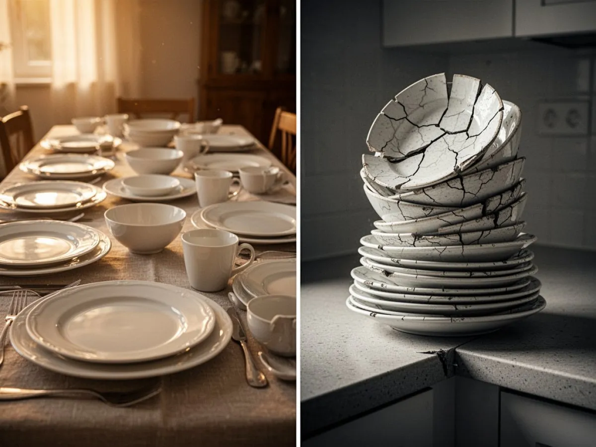 Interprétation détaillée des rêves : Différents scénarios avec Vaisselle dans le rêve