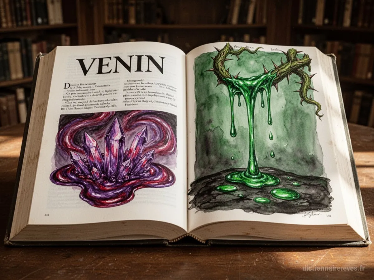 Signification générale : le symbole du rêve Venin - Archétypes et symbolisme