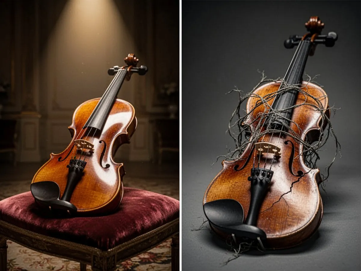Interprétation détaillée des rêves : Différents scénarios avec Violon dans le rêve