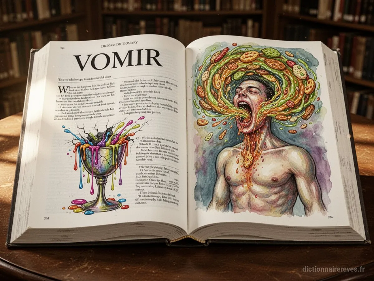 Signification générale : le symbole du rêve Vomir - Archétypes et symbolisme