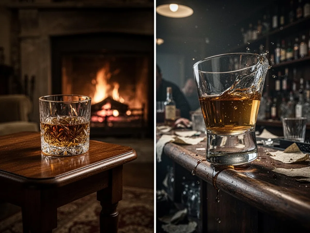 Interprétation détaillée des rêves : Différents scénarios avec Whisky dans le rêve