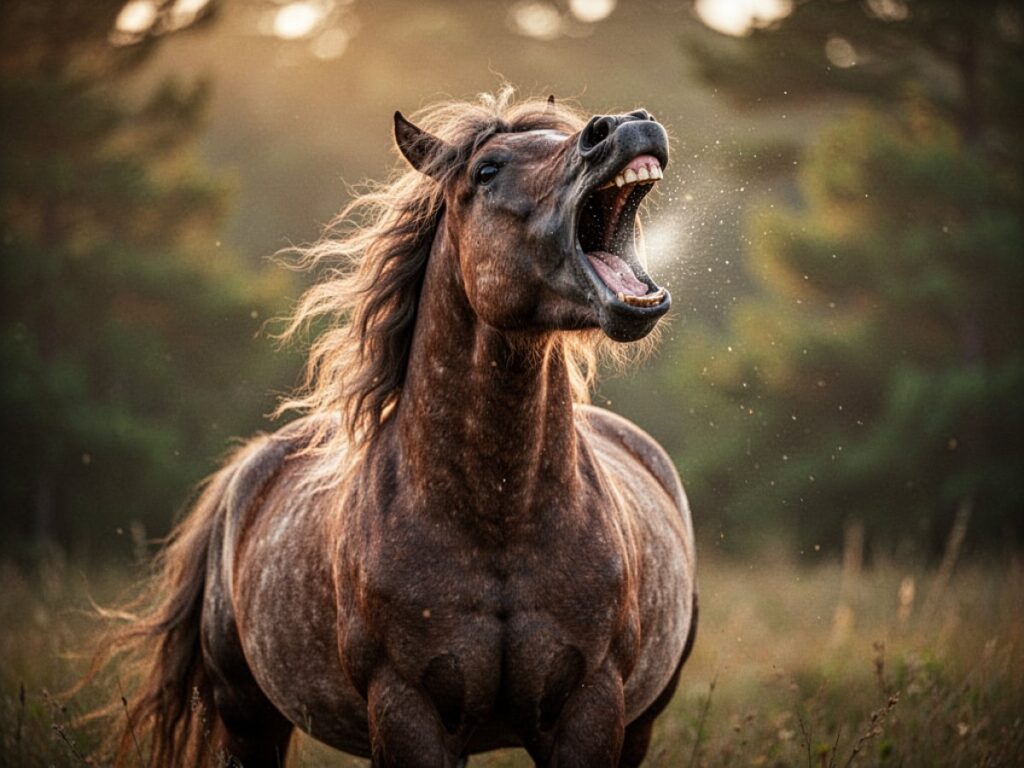 Rêver d'Hennissement : signification et symbolique du rêve