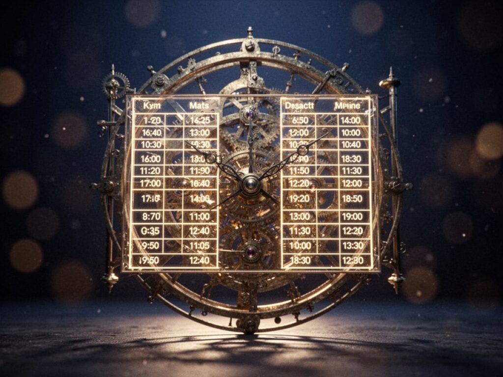 Rêver d'Horaire : signification et symbolique du rêve