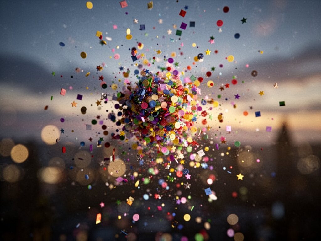 Rêver de Confettis : signification et symbolique du rêve