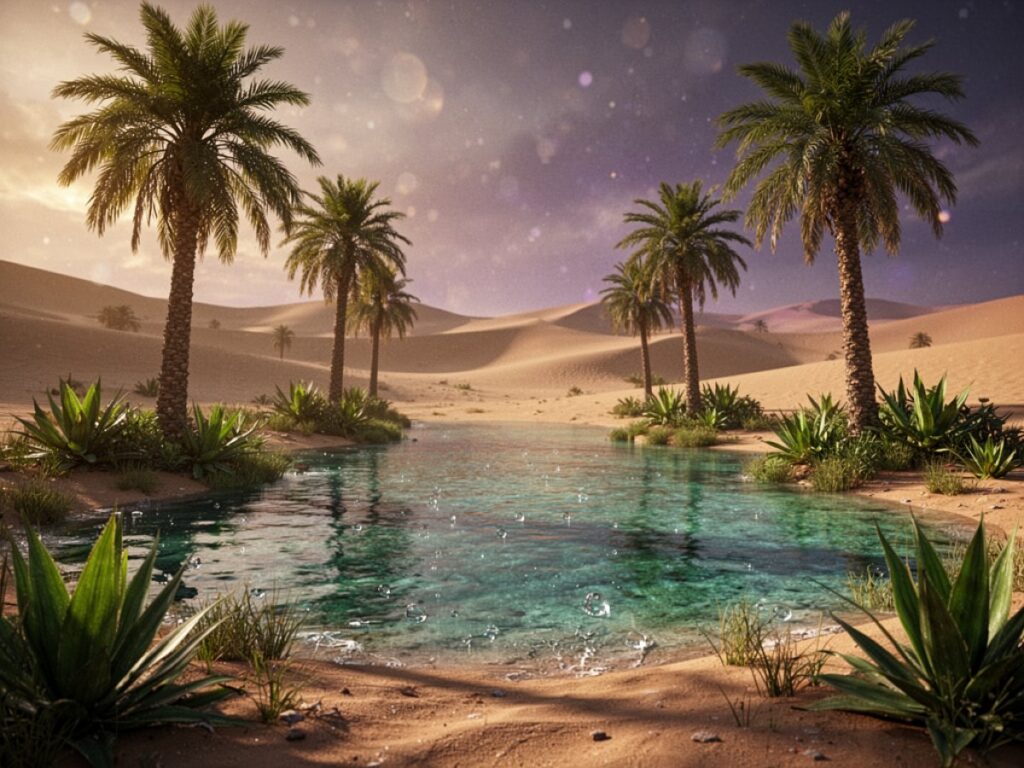 Rêver d'Oasis : signification et symbolique du rêve